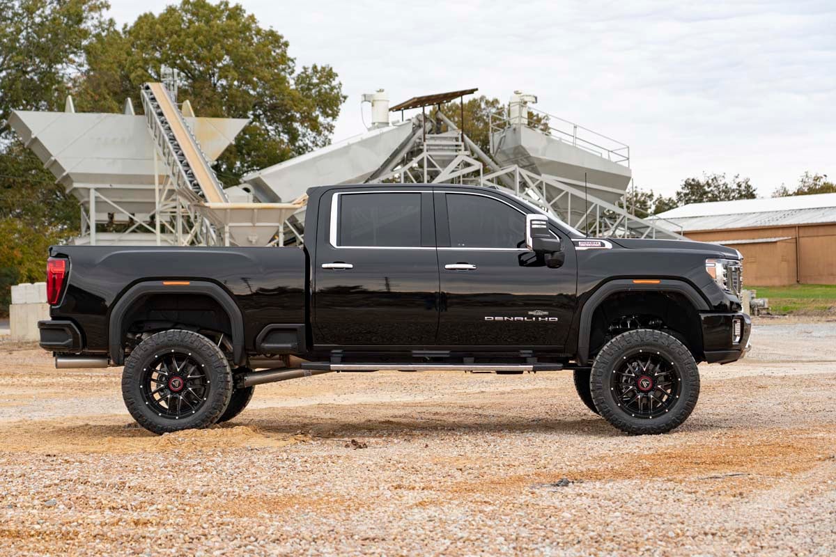 GMC Sierra 2500 HD Suspension Lift Kit - Front + Rear - Rough Country - 7 Inch Lift Kit | NTD | Vertex Shocks - '20-'25